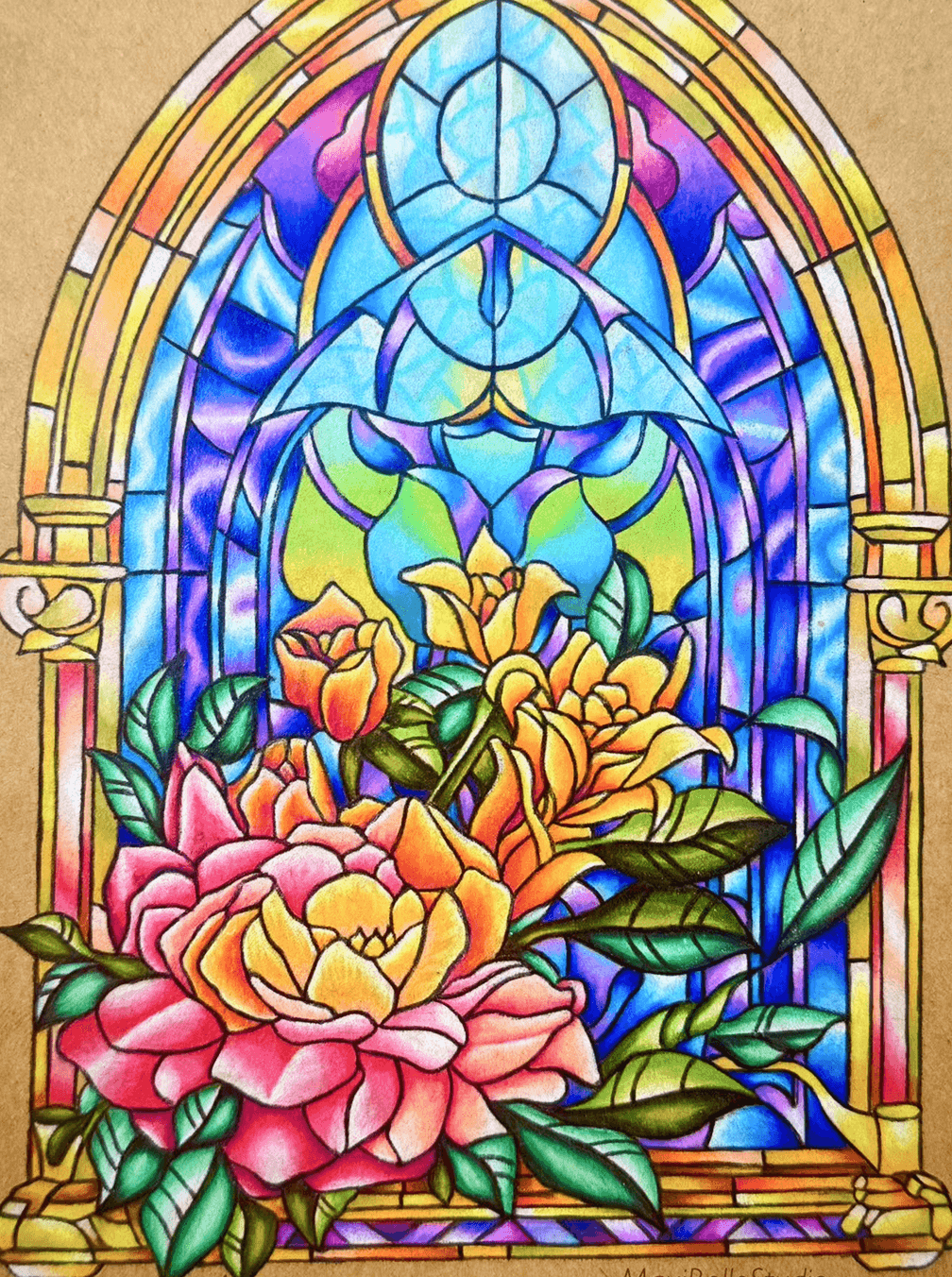 Alicia Borowski's colourful artwork